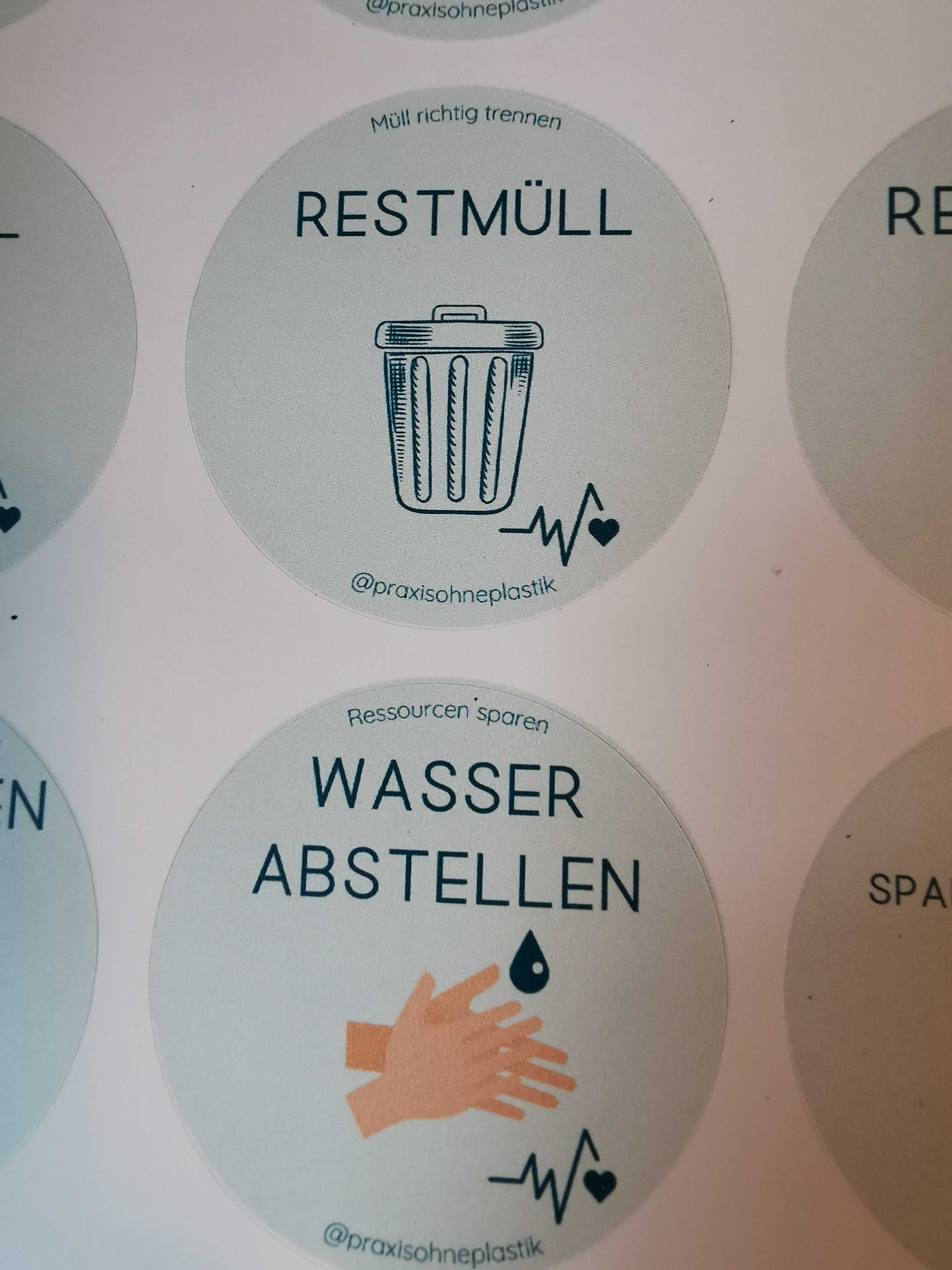 Nachhaltigkeits Memo-Sticker