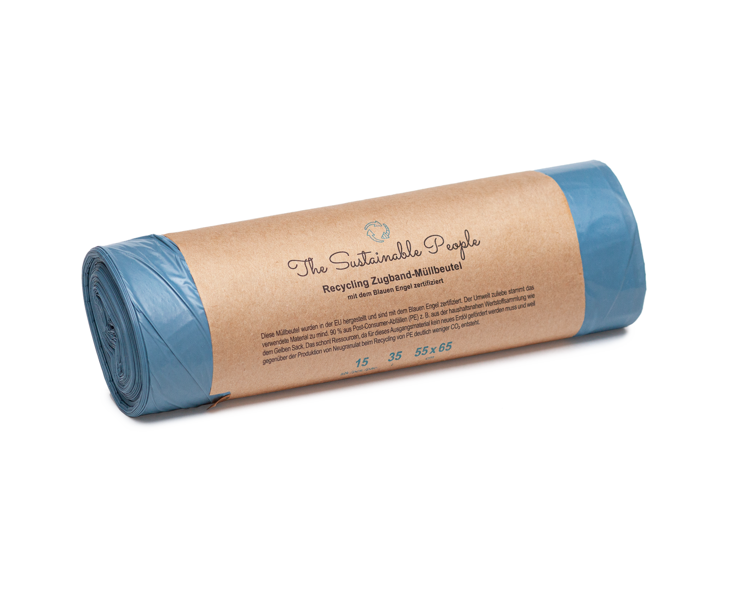 Müllbeutel recycelt mit Zugband - The Sustainable People