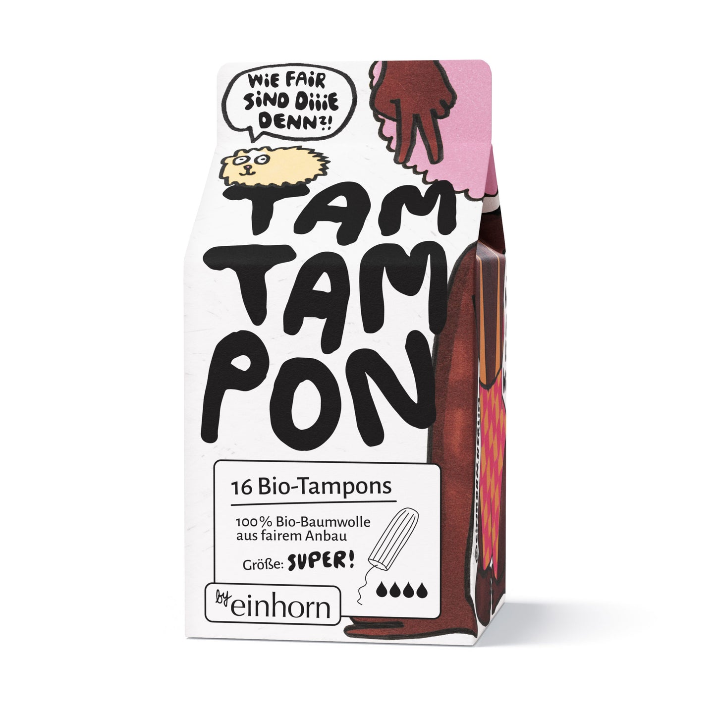 Bio-Tampon TAMTAMPON, 3 Größen, 16 Stück/VE